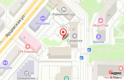1-я Юридическая консультация в ЗАО г. Москвы на карте