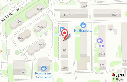 Компания по производству чулочно-носочных изделий Фабрика Носков на улице Бохняка на карте