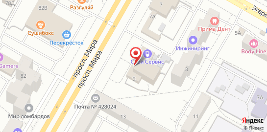Сервисный центр СВОЙ СЕРВИС на проспекте Мира на карте