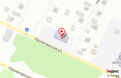Рябинка на Пролетарской улице на карте