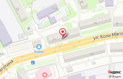 Ногтевая студия Креалайн в Кургане на карте