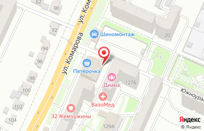 Образовательный центр PlanetEnglish в Тракторозаводском районе на карте
