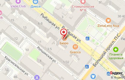 Юридическое бюро Кей Энд Кей в Петроградском районе на карте
