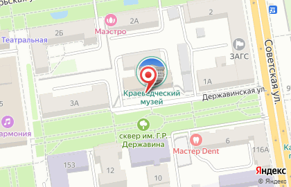 Тамбовский областной краеведческий музей на карте