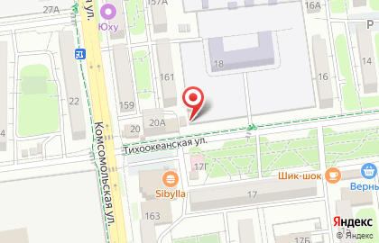 Продуктовый магазин Али на Тихоокеанской улице на карте