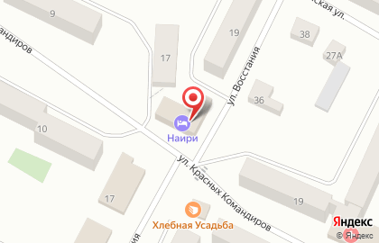 Гостиница Наири на карте