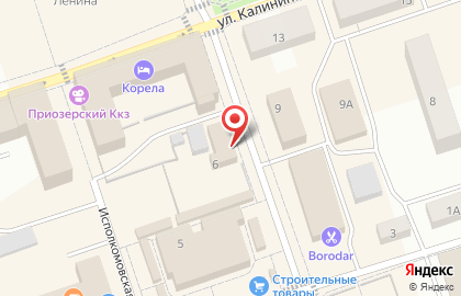 Главное управление МЧС России по Приозерскому району Ленинградской области на карте