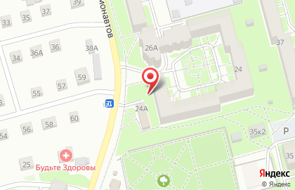 Русский на улице Космонавтов на карте