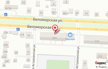 Пятерочка на Беломорской улице на карте