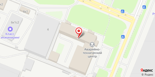 Автосервис на Московском шоссе на карте