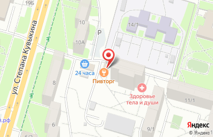 Магазин фейерверков салютдаром.рф на улице Степана Кувыкина на карте