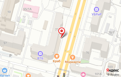 Компания по изготовлению мебели под заказ KOMANDOR Уфа на улице Цюрупы на карте