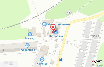 Магазин косметики и бытовой химии Магнит Косметик на Октябрьской улице на карте