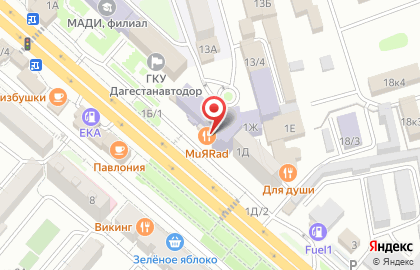 Кафе Шампур на проспекте Имама Шамиля на карте