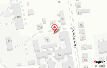 Продовольственный магазин Магнолия на улице Черепанова на карте