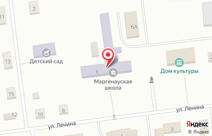 Маргенауская школа на карте