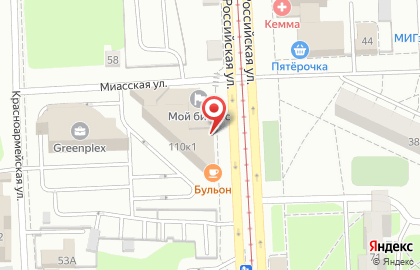 Терминал Газпромбанк на Российской улице на карте