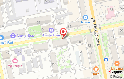 Салон мебели Экспо на улице Пушкина на карте