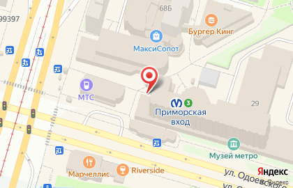 Yota в Санкт-Петербурге на карте