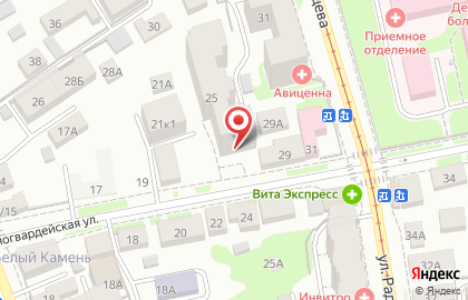 Школа салонного бизнеса Кристи на Красногвардейской улице на карте
