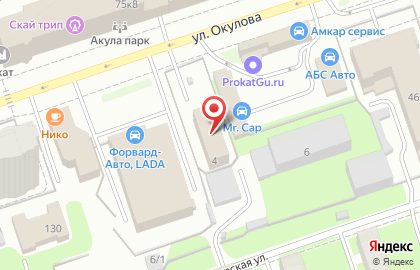 Торгово-строительная компания УралЭкоСтрой на улице Решетникова на карте