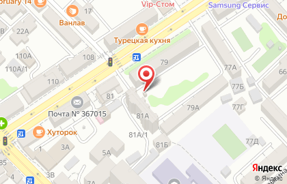 Магазин по продаже фастфудной продукции в Советском районе на карте