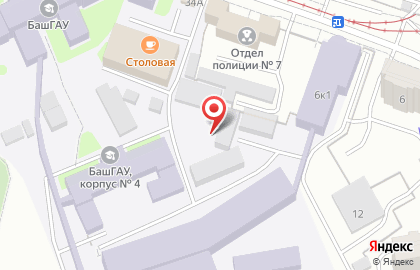 Автосервис в Уфе на карте