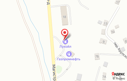 АЗС Лукойл в Магистральном проезде в Осинниках на карте
