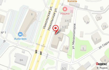 Автокомплекс на улице Механизаторов на карте