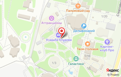 Пиццерия ПиццаФабрика в Центральном районе на карте