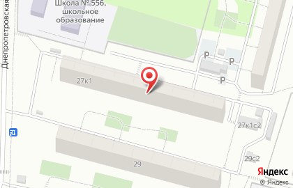 Общежитие на Пражской на карте