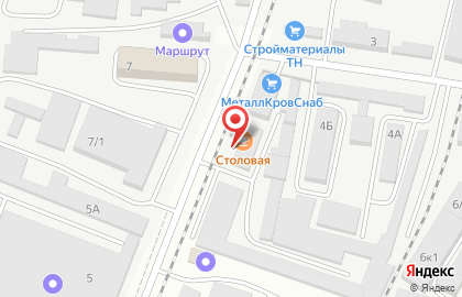 Столовая в Ростове-на-Дону на карте