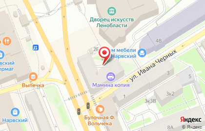 Совместить балкон с комнатой НАРВСКАЯ на карте