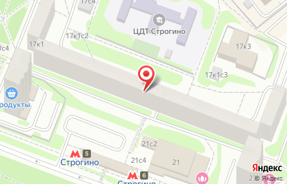 Samsung-moscow на Строгинском бульваре на карте