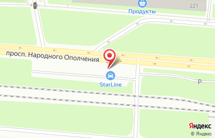 Автостоянка в Санкт-Петербурге на карте