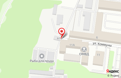 Автокомплекс на улице Коммуны на карте