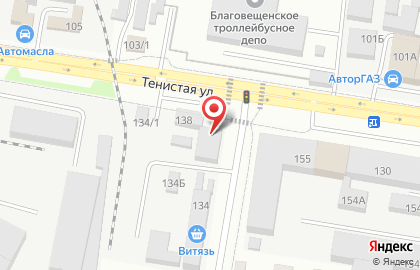 Продуктовый магазин Витязь на улице Шевченко на карте
