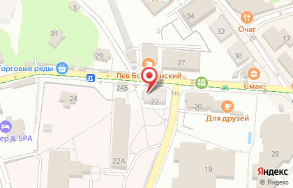 Аптека Ригла на улице Ленина, 22 в Светлогорске на карте
