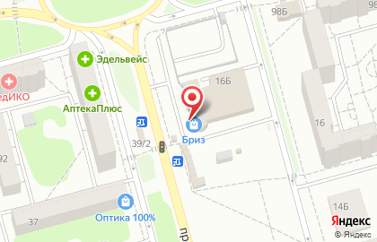 Книжный магазин Гарцующий слон на проспекте Запсибовцев на карте