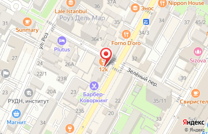 Адвокатский кабинет Светлицкой М.Л. в Центральном районе на карте