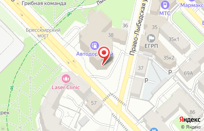 Центр внедрения Протек на улице Горького на карте