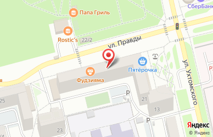 Магазин Алексеевский на улице Правды на карте