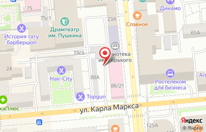 Больница Красноярская межрайонная детская клиническая больница №1 на улице Карла Маркса на карте