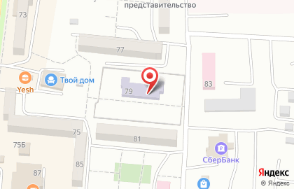Детский сад №1 на улице Максима Горького на карте