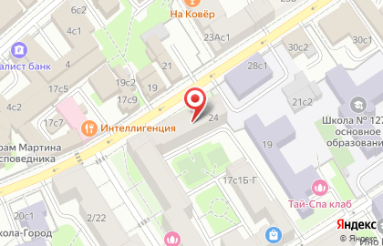 Магазин продовольственных товаров на улице Александра Солженицына на карте