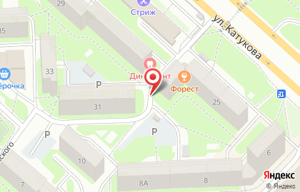Рыбачок в Октябрьском округе на карте