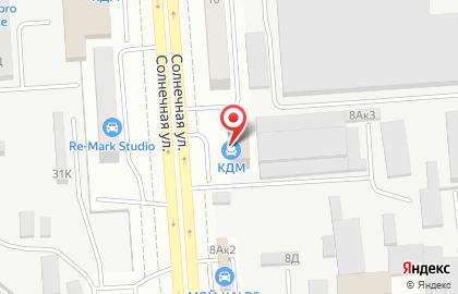 Торгово-производственная компания КДМ в Коминтерновском районе на карте