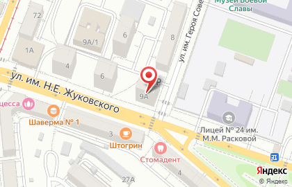 Сюзанна в Кировском районе на карте