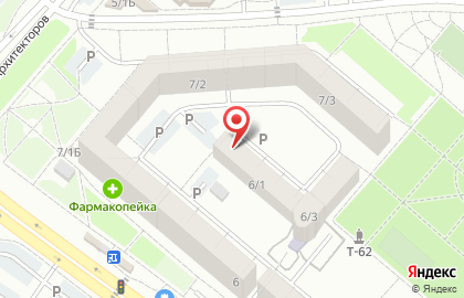 Детская городская поликлиника №2 им. Скворцова В.Е. на Комарова на карте