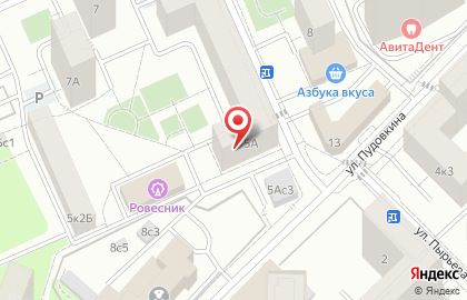 Территориальный центр социального обслуживания Проспект Вернадского на метро Парк Победы на карте